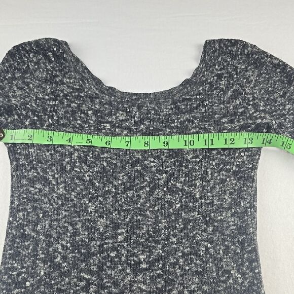 A/X Armani Exchange Gray Open Back Italian Yarn Sweater Dress Size M - Picture 6 of 7